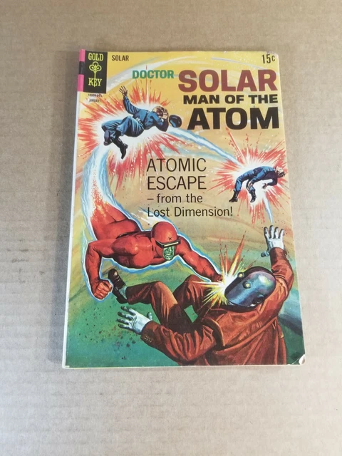Lot of 3 Doctor Solar Man of Atom Comics Gold Key Comics 1968-69