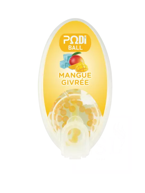 PODIBALL - Capsules aromatiques/Billes aromatisées - Arôme Mangue givrée