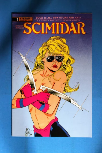 1989 Eternity Comics Scimidar Book ll #1  Jim Balent / R. A. Jones