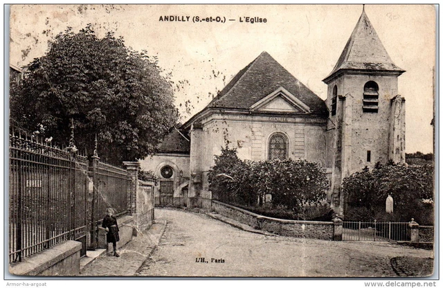 95 ANDILLY - l'eglise.