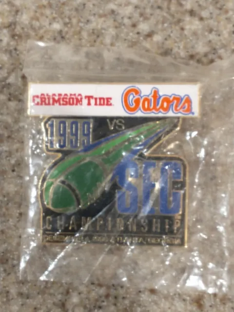 1999 SEC Championship Game Pin. Florida Gators v Alabama Crimson Tide