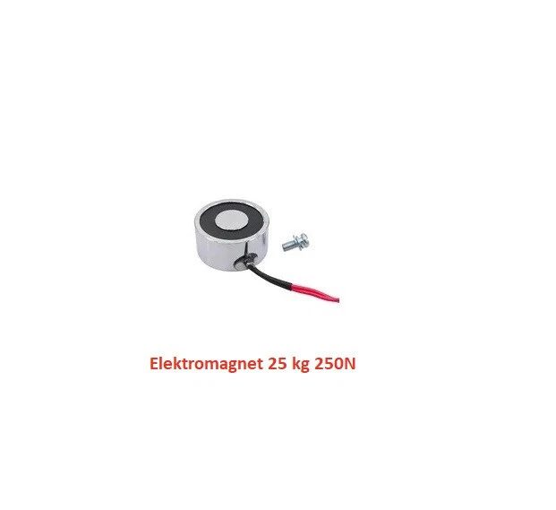 Elektrischer Lasthebemagnet DC 12 V Elektromagnet P40/20 25 kg 55 lb 250N