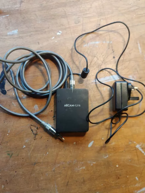 Arcam rLink, black With Power Adaptor and Optical Cable