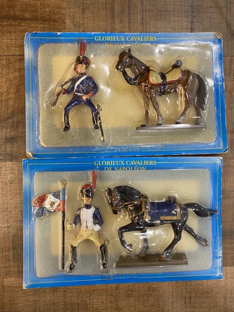 Lot Figurines de cavalier ancienne empire, glorieux cavalier