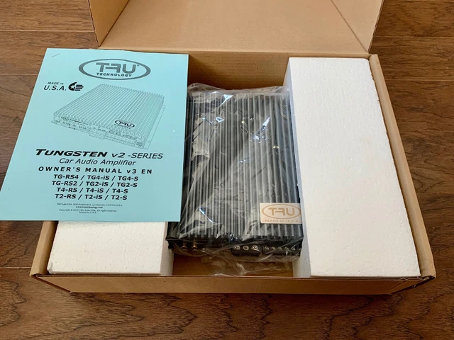 TRU Technology Tungsten v2 - T4-RS HV - 4 Ch Amp, latest version, highest spec. 