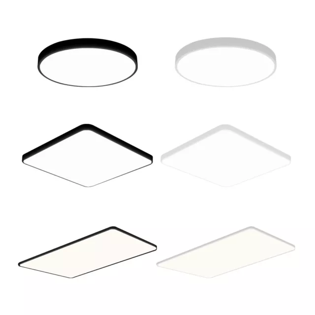 Emitto Ceiling Lights Led 3-Colour Ultra-Thin 5CM Modern Surface Mount 36W-192W