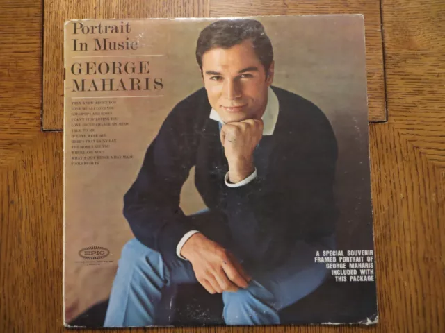 George Maharis - Retrato en música - Epic LN 24021 LP de vinilo en muy buen estado/en muy buen estado¡!