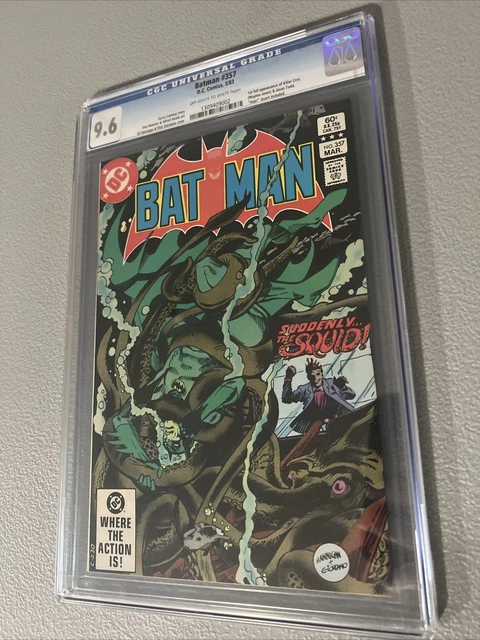 Batman #357 CGC 9.6- Off White To White Pages - 1st Full App Killer Croc