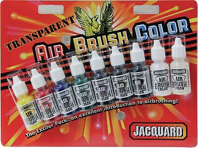 Jacquard Products-Jacquard Transparente Aerógrafo excitador Pack .5oz 9/Pkg -