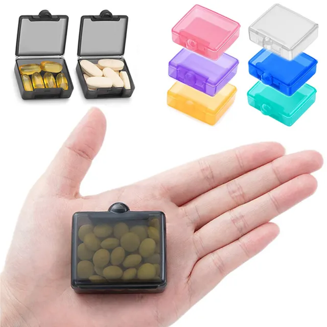 3pcs Pill Tablet Box Organizer Medicine Holder Storage Jewelry Container