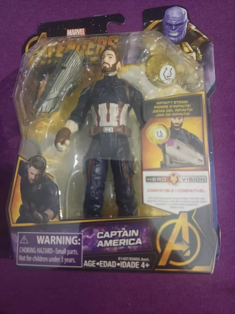 Marvel Avengers Infinity War Captain America. Hasbro. New In Package.