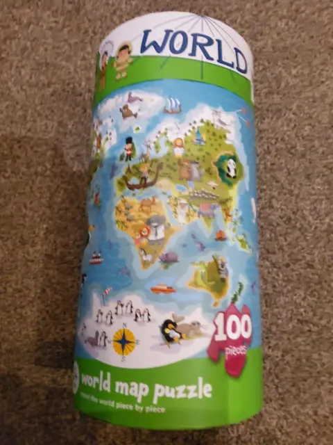 ELC World Map Puzzle, 5+, 100 Pieces
