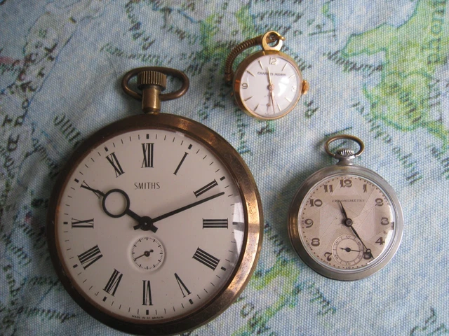Lot De 6 Clés Anciennes Pour Montre à Gousset - Vintage Début 1900 - France