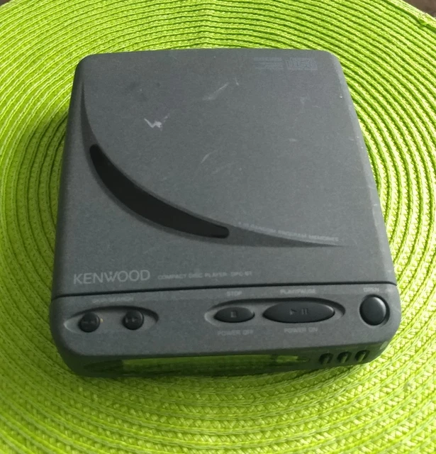 RARE VINTAGE KENWOOD DPC-61 Portable Compact Disc CD Player