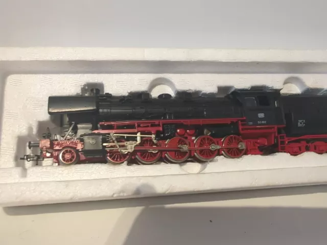 Fleischmann HO 4179 steam locomotive BR 50 662 DB Working Tender Driven Boxed 3