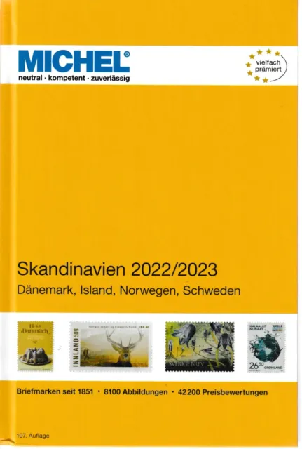 MICHEL Europa-Katalog 2022 Band 10 Skandinavien; neuwertig; statt 59,00 €