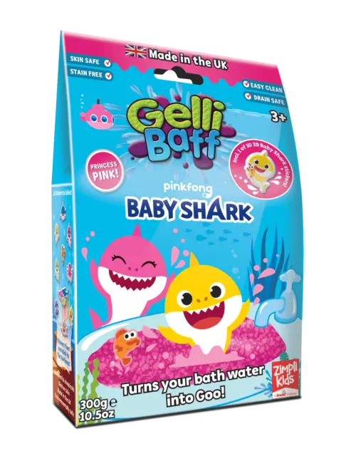 GELLI BAFF Pink Green Red Blue-Glitter Pink-Colour Change-Smelli Jelly Bath