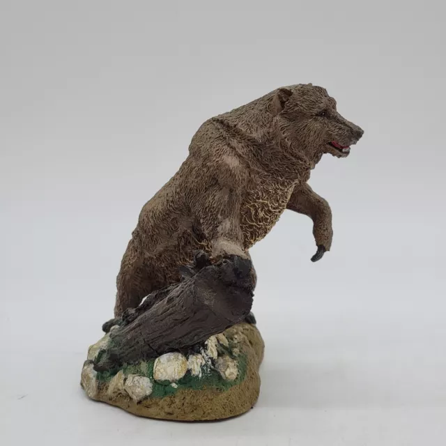 The Franklin Mint Wildlife Preservation Trust Ursus Arctos Horribilis Sculpture