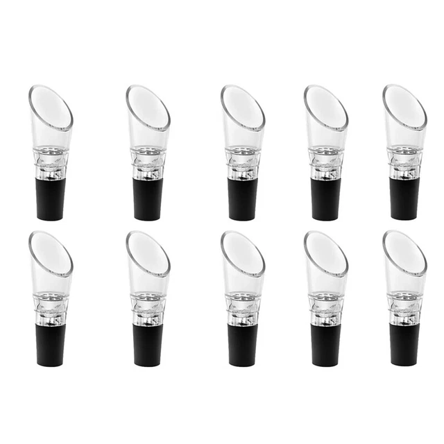 3X(Paquet de 10 Verseurs D'AéRateur de Vin, Bouchon de Bouteille de Bec Ver6198