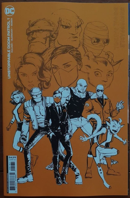 Unstoppable Doom Patrol 1, Chris Burnham Variant Cover, Dc Comics, May 2023, Vf