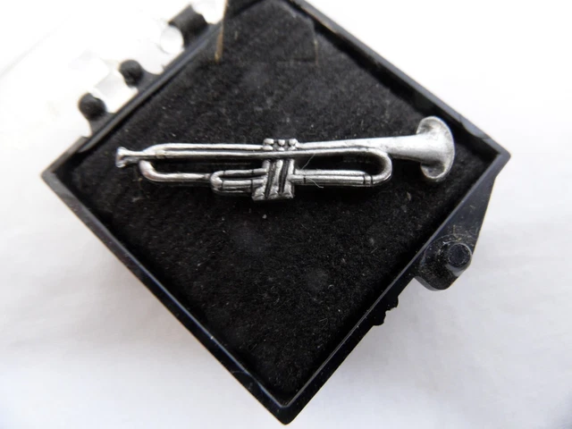 Trumpet Tie Tack Necktie Band Music French Horn Lapel Hat Pin Jacket Trombone Trumpet Tie Tack Necktie Band Music French Horn Lapel Hat Pin Jacket Trombone