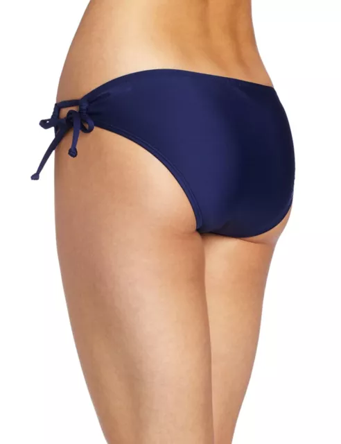 Splendid Bayside Tunnel Pant Bikini Swimsuit Bottom Tie Navy Blue SP5372 Small 3