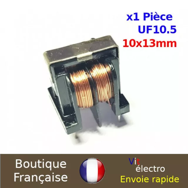 Bobine filtre de ligne 10mH en mode commun UU10.5 UF10.5 10x13mm 7684Z