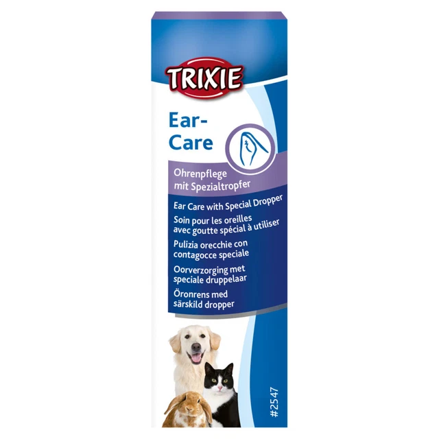 Trixie Ohrenpflege para Perros 50ML, Nuevo