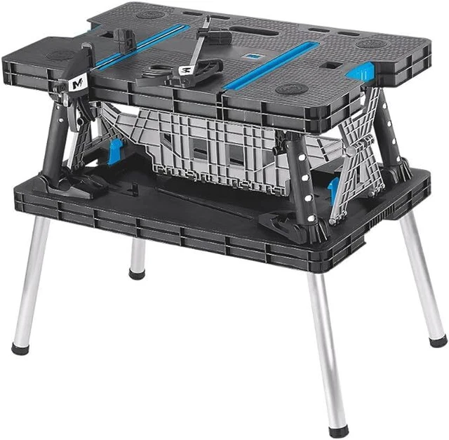 MAC ALLISTER DURABLE Portable Folding Workshop Workbench H 755mm