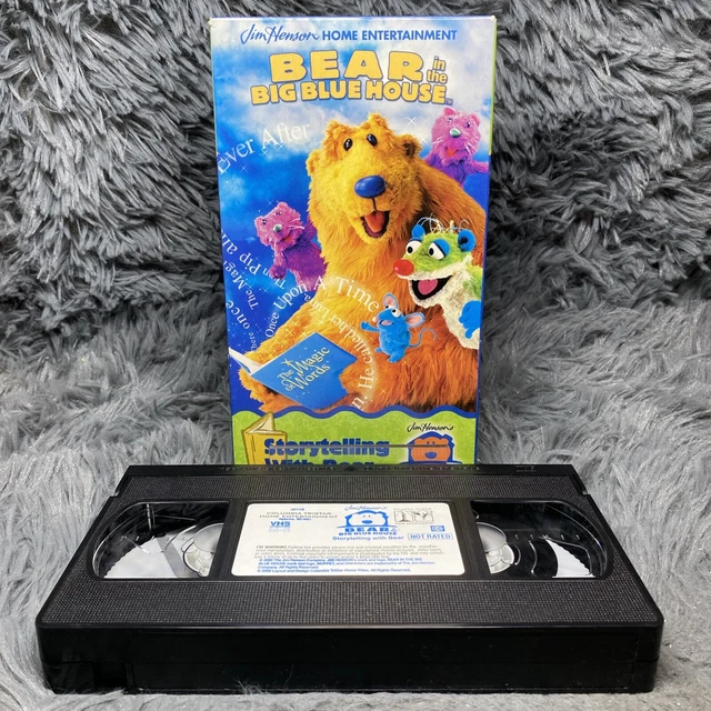 LOT VHS BEAR in the Big Blue House : Dance Party & Potty Time avec ours
