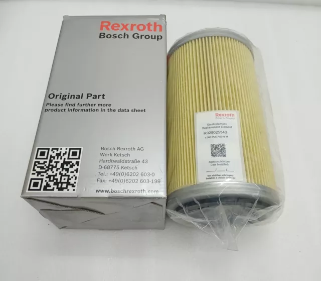 Bosch Rexroth R928025343 Hydrauliques Element de Filtre 1.560 P25-A00-0-M