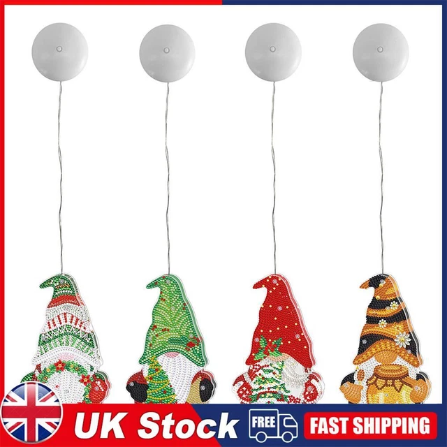 5D DIY Special Shape Diamond Painting Goblin Crystal Diamond LED Hanging Light