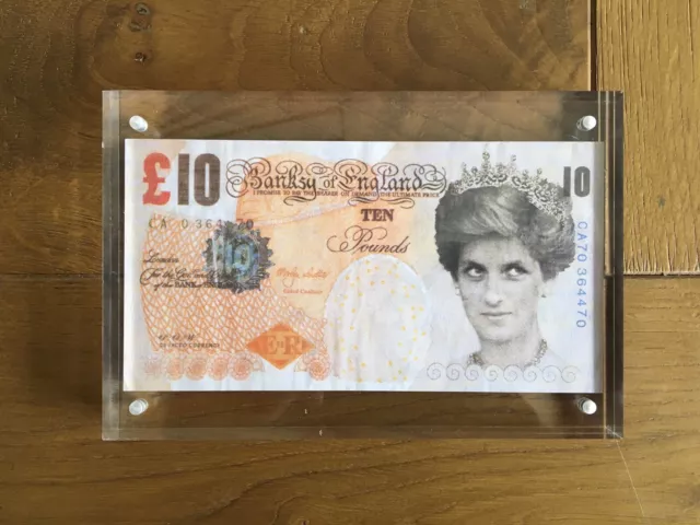 Original Banksy Tenner billet Di Faced « Banksy of england » - Great Britain