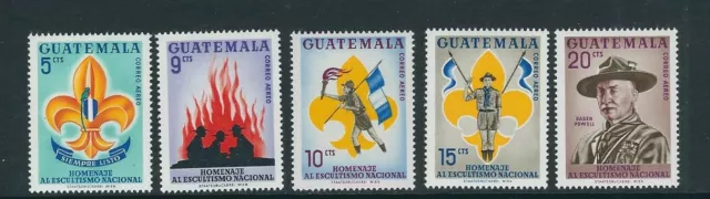 Guatemala 1966 Garçon Scouts, Régional Entraînement Conférence (Sc C328-332) VF