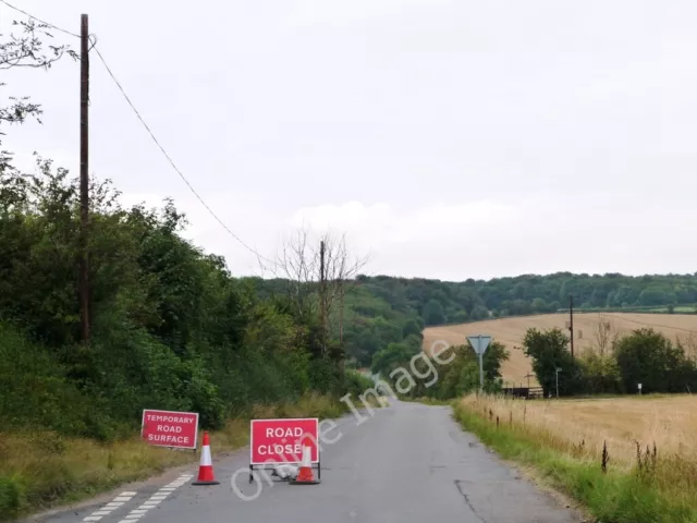 Photo 6x4 Greengate Road, closed for resurfacing Little Smeaton/SE5216 A c2011