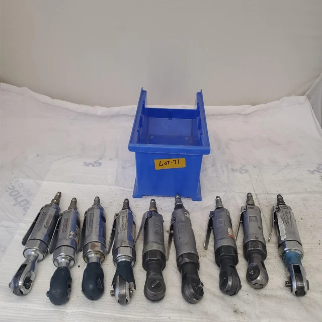 Lot of 9 Blue Point  Ingersoll Rand Heavy Duty Air Pneumatic Ratchet Wrench  #71