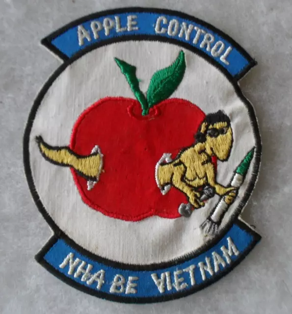 "Apple Control Nha Be Vietnam" River Force  Emb Patch   Bill Wise's Collection