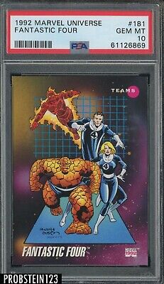 1992 Marvel Universe Teams #181 Fantastic Four PSA 10 GEM MINT
