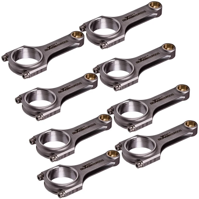 8x 4340 Forged Connecting Rods+ARP2000 Bolts for BMW M60 B40 4.0L M62 4.4L 143mm