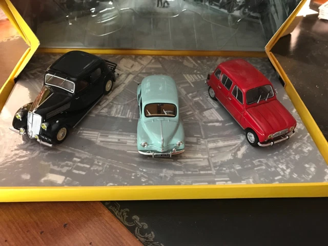 Coffret NOREV Ile Seguin - Renault Celtaquatre 4CV Et 4L - échelle 1/43 - Occasion