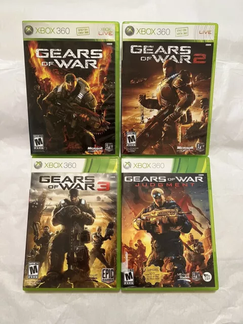 Xbox 360 4Gb + Jogo Gears Of War Judgement - DFG