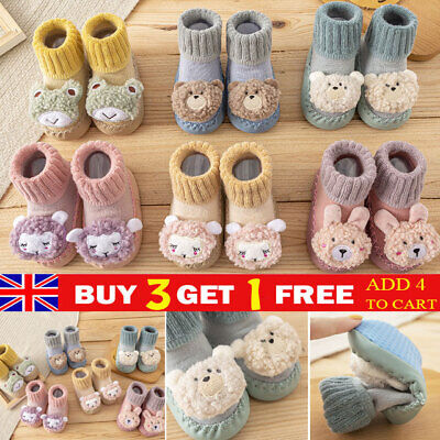 Bed Shoes Boots Soft Sole Baby Crib Indoor Anti-slip Toddler Slippers Socks