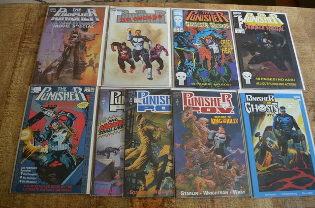 Punisher TPB + Summer Special No Escape more Marvel Comic Book Lot of 9 VF to NM