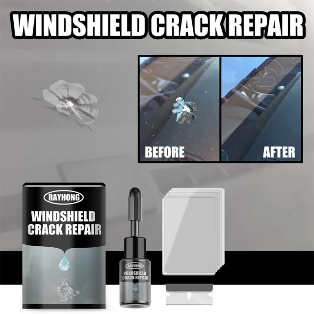 PROFESSIONAL GRADE WINDSHIELD Crack Repair Kit 50ml Fluid for Easy Fixes  $18.12 - PicClick AU
