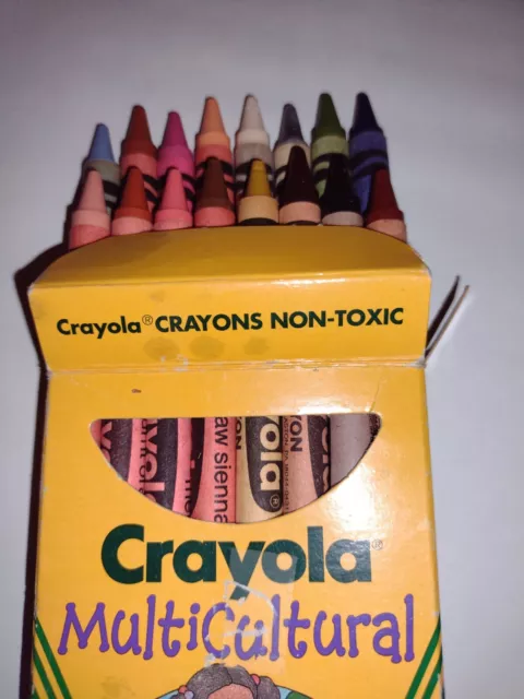 RARE Crayola Multicultural Crayons- 16ct Skin Colors