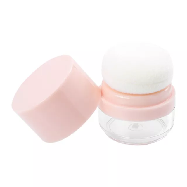 Contenitore per polvere P.s caso per trucco polvere contenitore portatile per polvere sfusa rosa