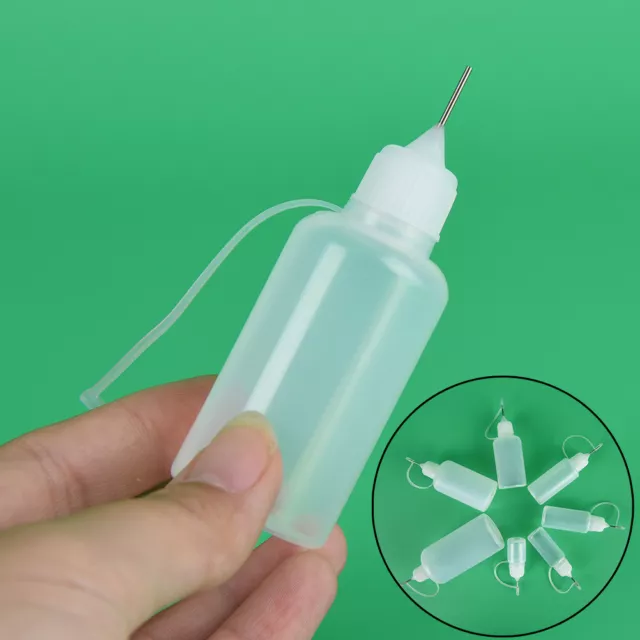 1PC 5-100ml Empty Plastic Squeezable Liquid Dropper Bottles Needle Tip GR C2 YK 2