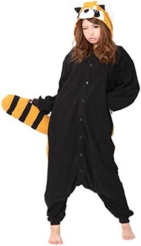 2529 Kigurumi Adult Fleece Animal [Red Panda] From Japan