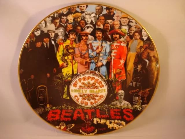 THE BEATLES **SGT. PEPPER: THE 25th ANNIVERSARY PLATE** NUMBERED LIMITED EDITION