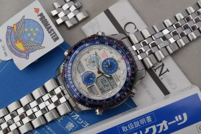 Time　PROMASTER　C300-Q01717　FR　1999　Blue　JASDF　Watch　MONTRE　Impulse　World　EUR　CITIZEN　PicClick　NaviHawk　490,13